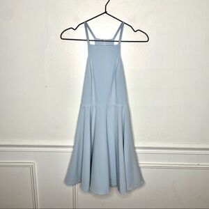 Lulus Call to Charms Light Blue Skater Dress Womens XS